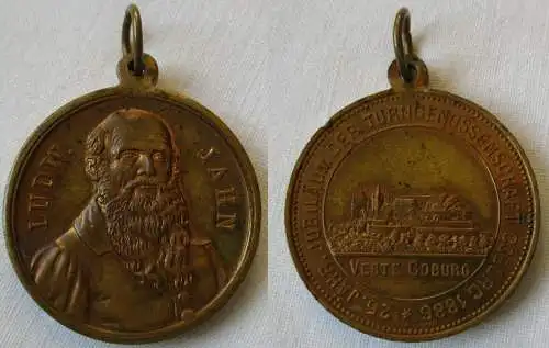 Medaille 25.jähriges Jubiläum der Turngenossenschaft Coburg 1886 (144783)