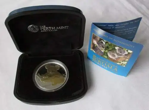 1 Dollar Silbermünze Australien Koala 2009 Stgl. OVP (106862)