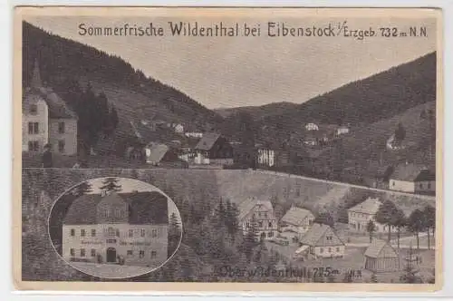 97335 Ak Sommerfrische Wildenthal bei Eibenstock im Erzgebirge um 1915