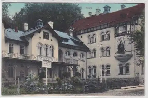 80450 Ak Augustusbad bei Radeberg - Blick auf das Kurhaus um 1920