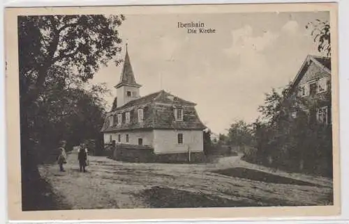 54145 Ak Ibenhain in Thüringen die Kirche 1931