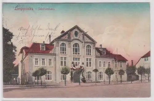17273 Ak Langensalza Schützenhaus 1911