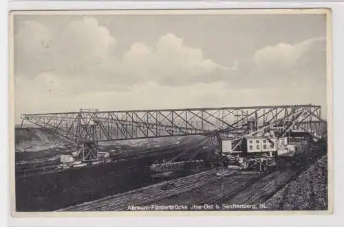 05950 Ak Abraum Förderbrücke Ilse Ost bei Senftenberg N.-L: 1938