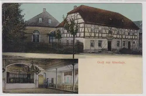 20688 AK Gruß aus Altenhain - Eckerts Gasthaus mit Tanzsaal