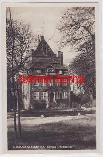 42948 Ak Nordseebad Cuxhaven Schloß Ritzbüttel um 1930