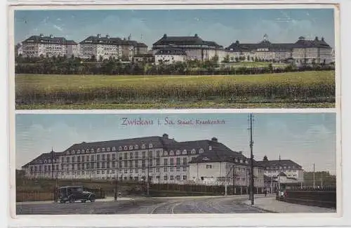 93316 AK Zwickau in Sachsen - Staatlicher Krankenstift 1931
