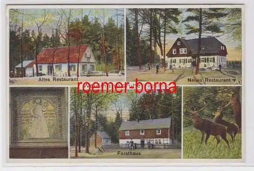 Mehrbild-Ansichtskarte Weidmannsruhe bei Reudnitz um 1940 (82537)