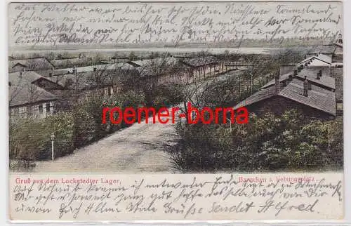 81361 Ak Gruß aus dem Lockstedter Lager Baracken & Übungsplatz 1907