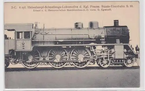 91049 AK Heißdampf-Schnellzugs-Lokomotive königlich preußische Staats-Eisenbahn