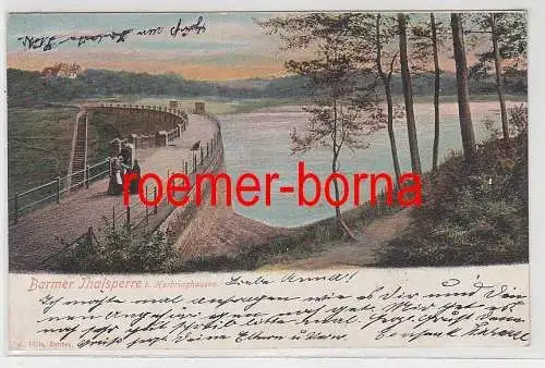 69121 Ak Barmer Thalsperre bei Herbringhausen 1905