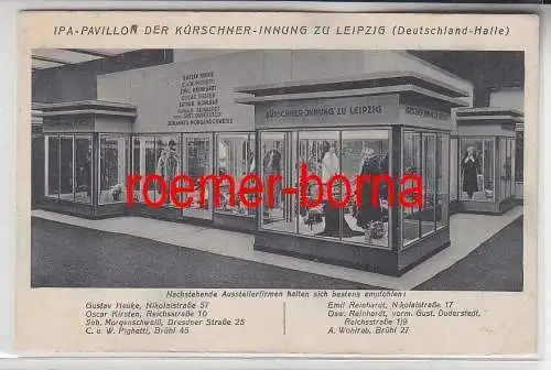 77214 Ak IPA-Pavillon der Kürschner Innung zu Leipzig 1930
