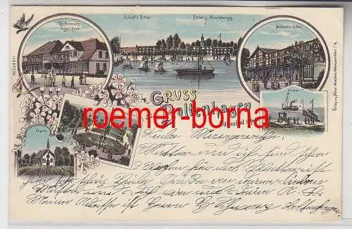 77890 Ak Lithografie Gruss aus Boltenhagen Ostseebad i. Meckl. 1899