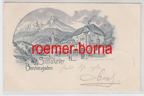 77946 Künstler Ak Stiftskeller Berchtesgaden 1898