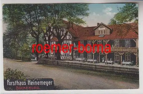 76470 Ak Bückeburg Forsthaus Heinemeyer 1913