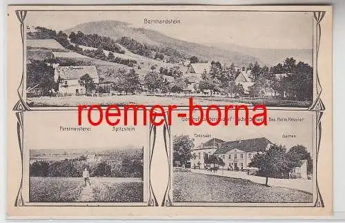 77795 Mehrbild Ak Hermsdorf Gasthof, Bernhardstein usw. 1912