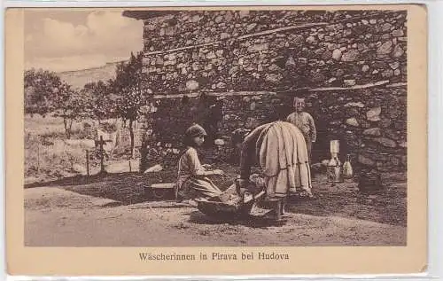 93347 AK Mazedonien - Wäscherinnen in Pirava bei Hudova 1. Weltkrieg
