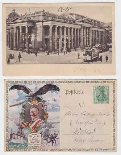 73762 DR Ganzsachen Postkarte PP27/C239/79 Stuttgart 1913