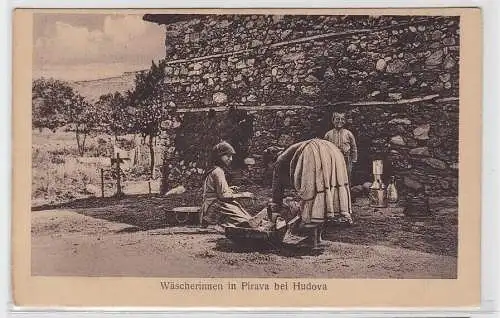 93597 AK Mazedonien - Wäscherinnen in Pirava bei Hudova 1. Weltkrieg