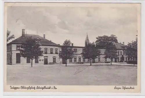 89158 AK Truppen Übungsplatz Königsbrück in Sachsen - Lager Schmorkau 1937