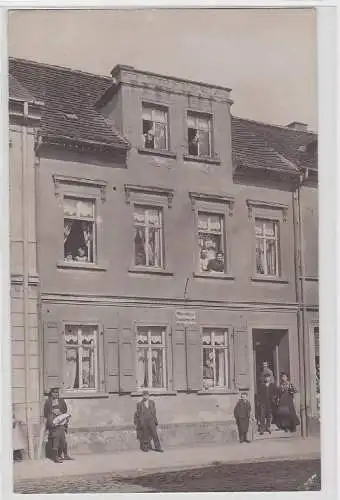 89533 Foto Ak Borna Schneidermeister Wilhelm Wetzel um 1910
