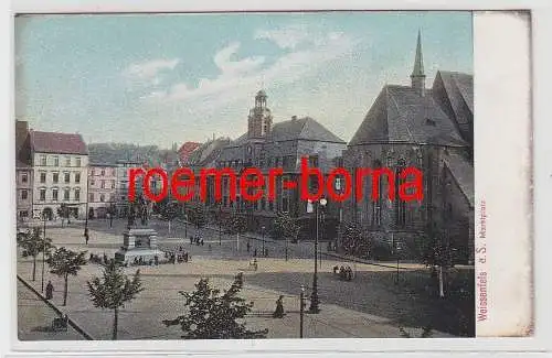 76754 Ak Weissenfels a.S. Marktplatz um 1910