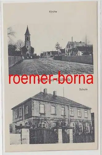 76675 Mehrbild Ak Gruß aus Wülknitz Kirche und Schule um 1930