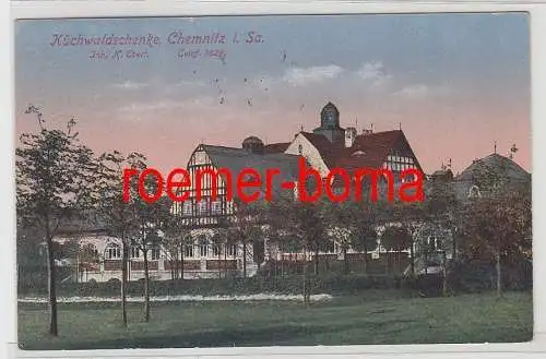 70654 Ak Küchwaldschenke Chemnitz in Sachsen 1921