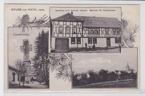 94535 Mehrbild Ak Gruß aus Hayn (Harz), Gasthaus, Josephshöhe, 1908
