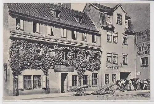 96456 Ak Aus Leipzigs alten Tagen - Die Schmiede in der Lortzingstraße 1928