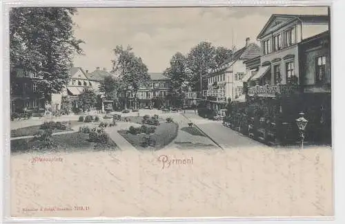 20429 Ak Pyrmont Altenauplatz 1903