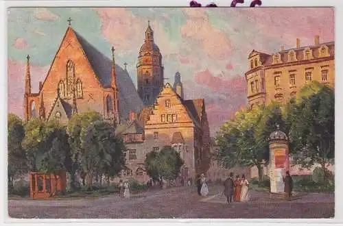 85167 Künstler Ak Leipzig Thomaskirche um 1910