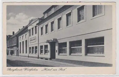 84886 AK Borghorst /Westfalen - Hotel zur Post, Bes. Franz Riehemann um 1930