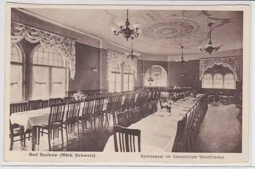 88408 AK Bad Buckow (Märk. Schweiz) - Speisesaal im Sanatorium Waldfrieden