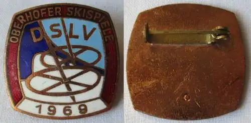 DDR Abzeichen Oberhofer Skispiele Deutscher Skiläufer-Verband 1969 (102919)