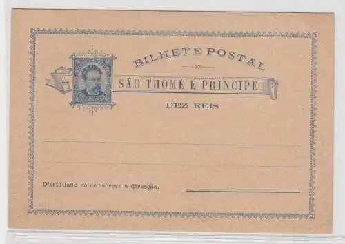 76293 seltene Ganzsachen Postkarte Sao Thome e Principe portugiesische Kolonie