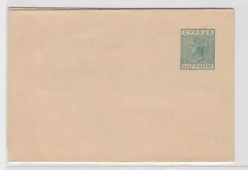 73133 seltenes Ganzsachen Streifband Zypern Cyprus 1/2 Piaster um 1900