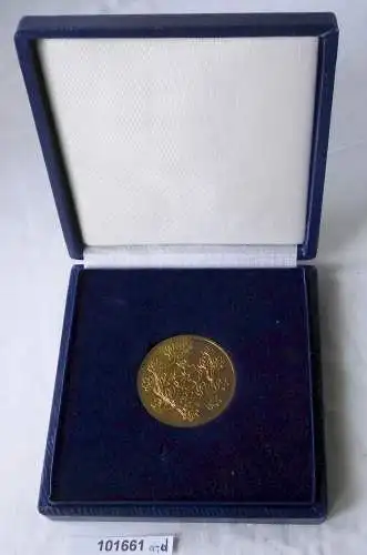 DDR Medaille FDGB Feriendienst Stadt Buckow im Etui (101661)