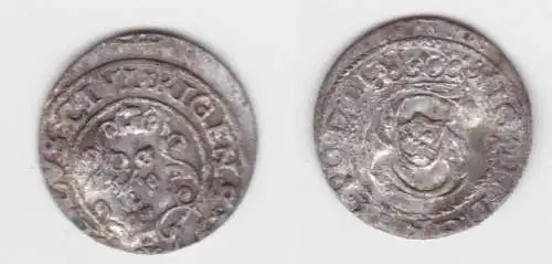 1 Schilling Silber Münze Riga Sigismund III. 1587-1632, 1597 (120425)