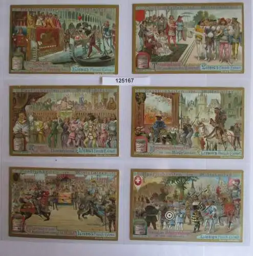 B125167 Liebigbilder Serie Nr. 528 Festlichkeiten im Mittelalter 1902