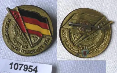 DDR Blech Abzeichen Monat der Deutsch Sowjetischen Freundschaft 1954 (107954)