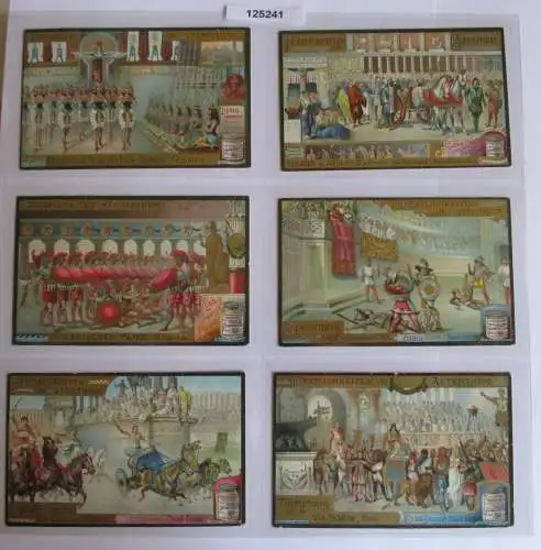 B125241 Liebigbilder Serie Nr. 494 Festlichkeiten im Alterthum 1901
