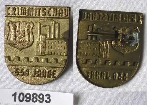 DDR Abzeichen 550 Jahre Crimmitschau 1964 (109893)
