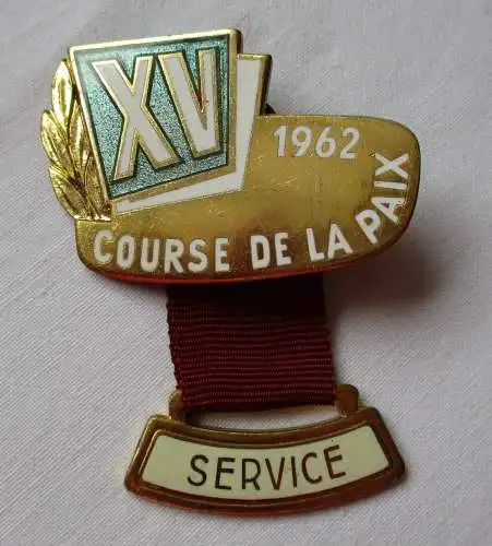 DDR Medaille XV. Course de la Paix - Intern. Friedensfahrt 1962 SERVICE (121064)