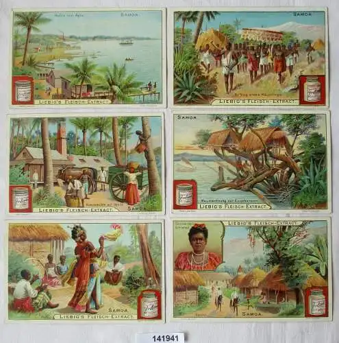 Liebigbilder Serie 543 Samoa komplett 1902 (7/141941)