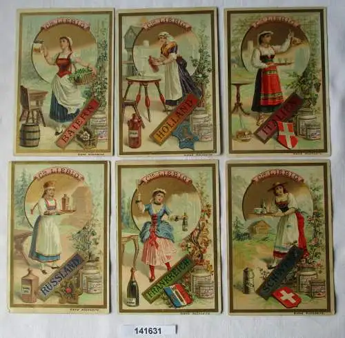 7/141631 Liebigbilder Serie Nr. 186 Nationalgetränke I Jahrgang 1891