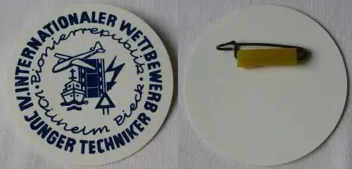 DDR Abzeichen IV. Internationaler Wettbewerb Junger Techniker (149442)