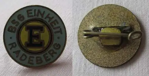 DDR Mitgliedsabzeichen BSG Einheit Radeberg (112814)
