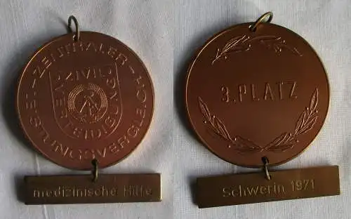DDR Medaillen Zentraler Leistungsvergleich Zivilverteidigung Schwerin (144857)