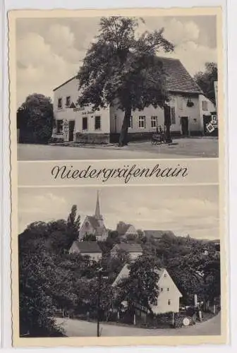 900934 AK Niedergräfenhain - Gastwirtschaft, Restauration, Bes. E.Denner 1938