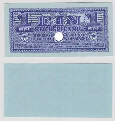 1 Reichspfennig Behelfszahlungsmittel Rosenberg 501a Kassenfrisch (130927)
